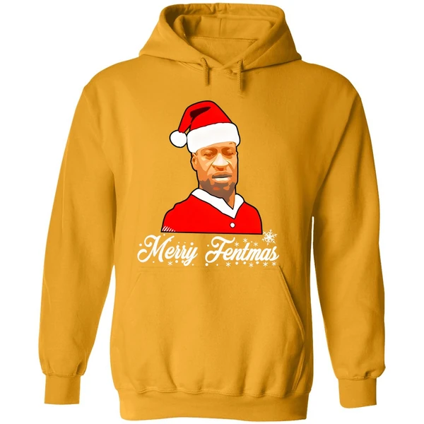 George Floyd Santa Merry Fentmas Christmas Hoodie