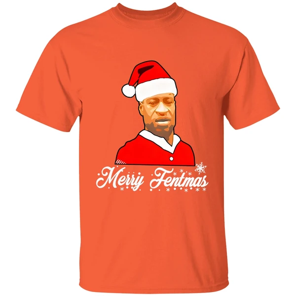 George Floyd Santa Merry Fentmas Christmas Shirt - Image 6