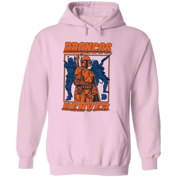 George Lucas Boba Fett Broncos Denver Hoodie - Image 5