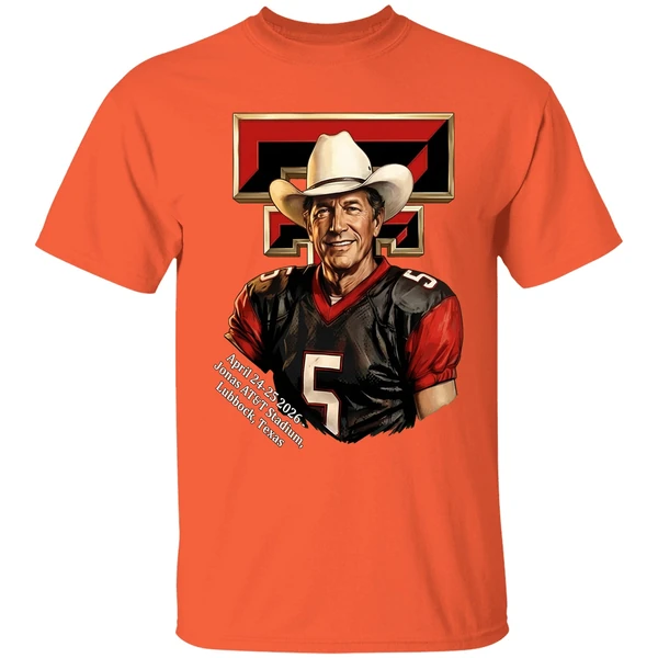 george strait april 2026 jones att stadium lubbock texas tech red raiders shirt orange