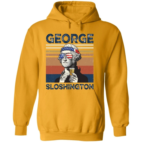 George Washington George Sloshington Hoodie