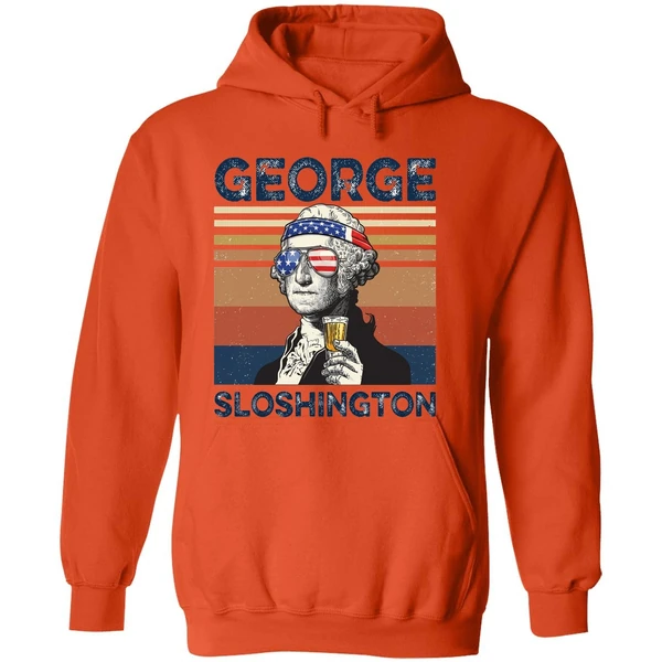 George Washington George Sloshington Hoodie - Image 6