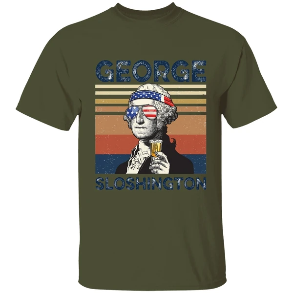 George Washington George Sloshington Shirt - Image 9