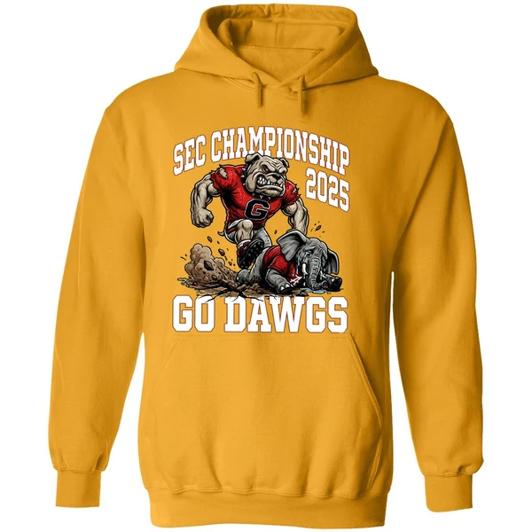 Georgia Bulldogs Beat Alabama Crimson Tide Sec Championship 2025 Go Dawgs Hoodie