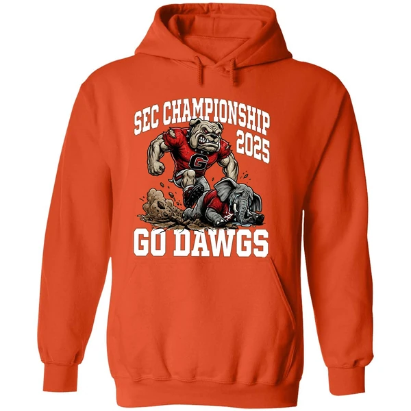 Georgia Bulldogs Beat Alabama Crimson Tide Sec Championship 2025 Go Dawgs Hoodie - Image 6