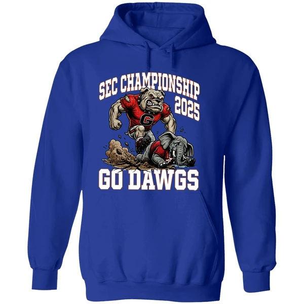 Georgia Bulldogs Beat Alabama Crimson Tide Sec Championship 2025 Go Dawgs Hoodie - Image 7