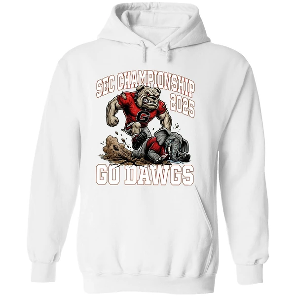 Georgia Bulldogs Beat Alabama Crimson Tide Sec Championship 2025 Go Dawgs Hoodie - Image 8