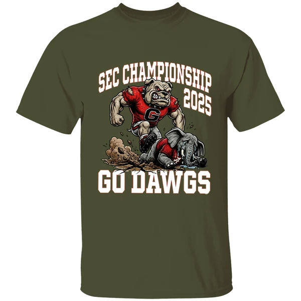 Georgia Bulldogs Beat Alabama Crimson Tide Sec Championship 2025 Go Dawgs Shirt - Image 4