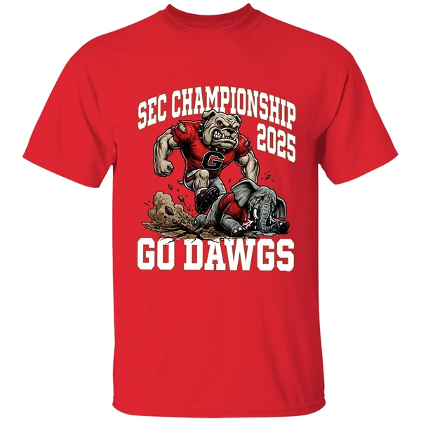 Georgia Bulldogs Beat Alabama Crimson Tide Sec Championship 2025 Go Dawgs Shirt - Image 7