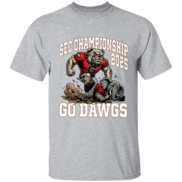 Georgia Bulldogs Beat Alabama Crimson Tide Sec Championship 2025 Go Dawgs Shirt - Image 9