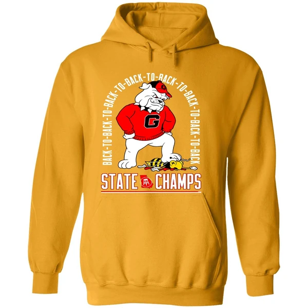 Georgia Bulldogs Beat Georgia Tech Yellow Jackets Back To Back State Champs Hoodie