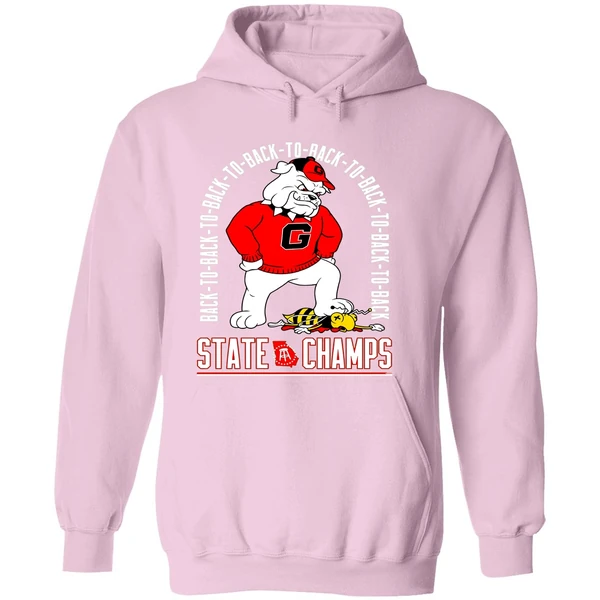 Georgia Bulldogs Beat Georgia Tech Yellow Jackets Back To Back State Champs Hoodie - Image 5