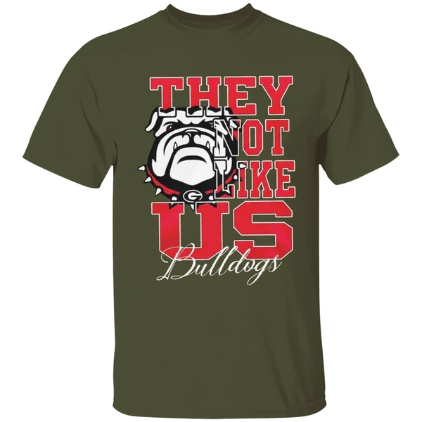 Georgia Bulldogs Football They Not Like Us Shirt - Image 4