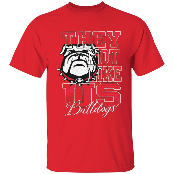 Georgia Bulldogs Football They Not Like Us Shirt - Image 7