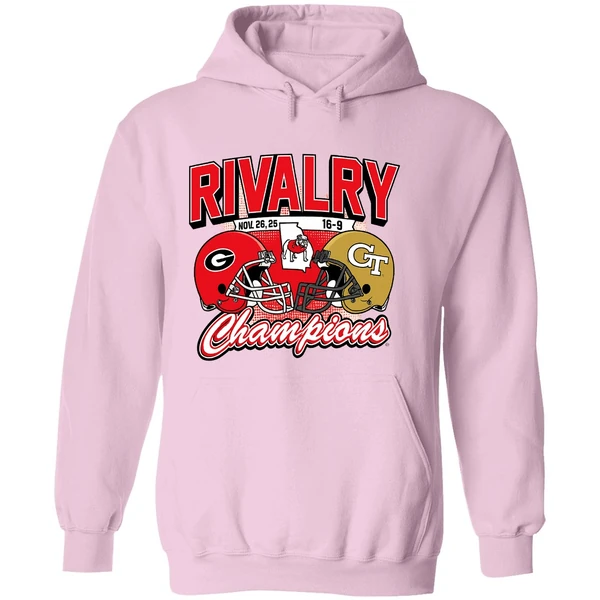 Georgia Bulldogs Georgia Tech Yellow Jackets Rivalry Winner 2025 Champions Hoodie - Image 5