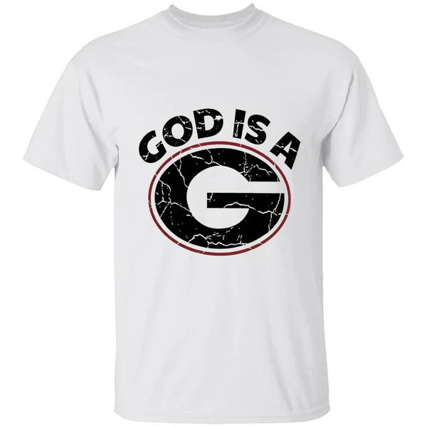 Georgia Bulldogs God Is A G Ask Me About My Testimony 2 Sided Shirt