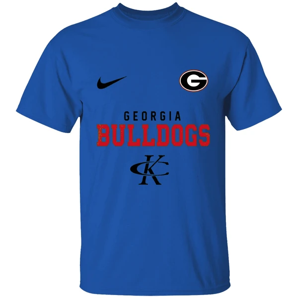 georgia bulldogs kenny chesney no shoes nation shirt royalblue