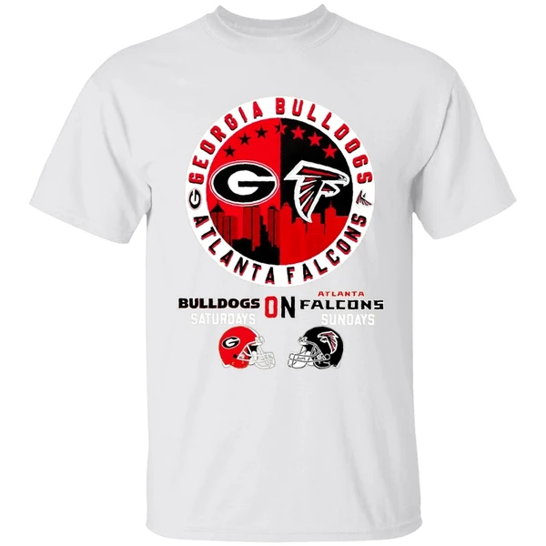 Georgia Bulldogs On Saturday Atlanta Falcons On Sunday Shirt