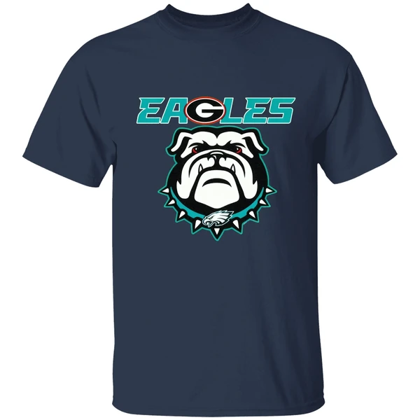 Georgia Bulldogs Philadelphia Eagles Shirt - Image 4