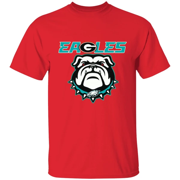 Georgia Bulldogs Philadelphia Eagles Shirt - Image 6