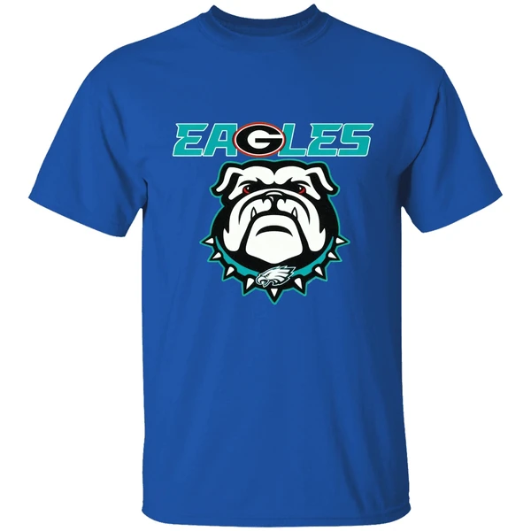 Georgia Bulldogs Philadelphia Eagles Shirt - Image 7