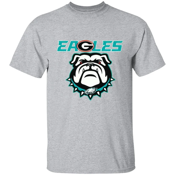 Georgia Bulldogs Philadelphia Eagles Shirt - Image 8