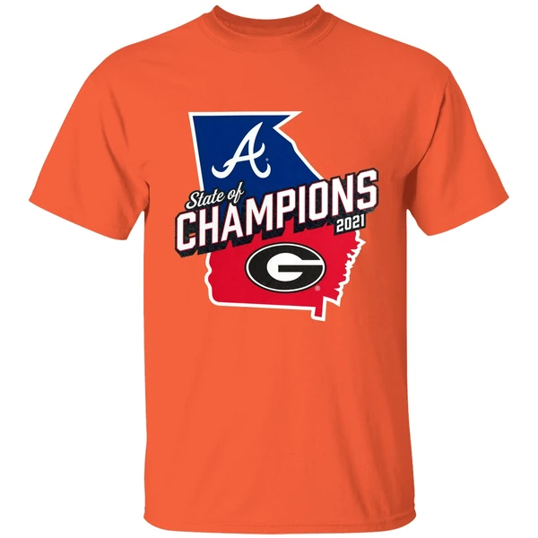 Georgia Bulldogs Vs Atlanta Braves 2021 National Champions Shirt - Image 5