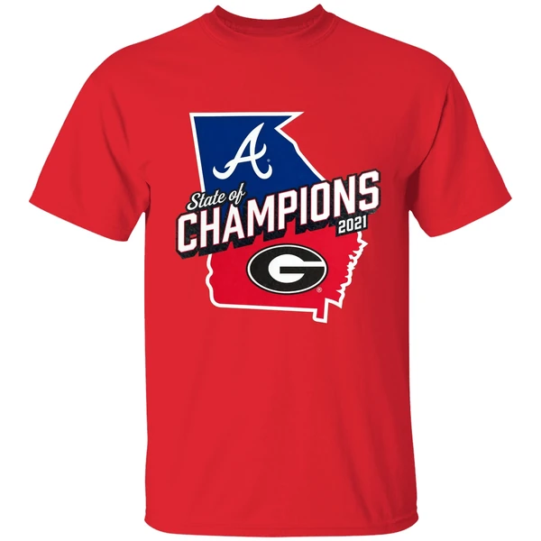 Georgia Bulldogs Vs Atlanta Braves 2021 National Champions Shirt - Image 6