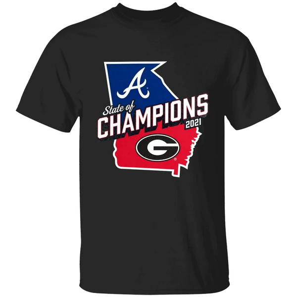 Georgia Bulldogs Vs Atlanta Braves 2021 National Champions Shirt - Image 9