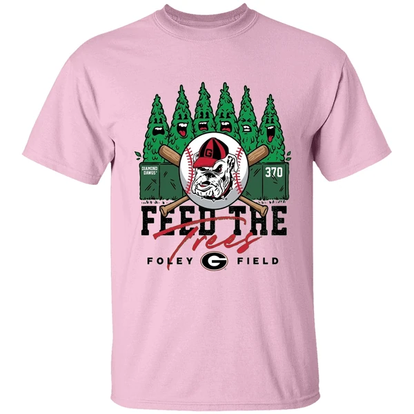 Georgia Giragia Baseball Foley Field Feed The Trees Shirt - Image 2