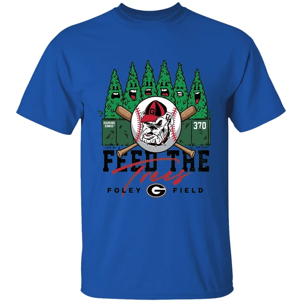 georgia giragia baseball foley field feed the trees shirt royalblue