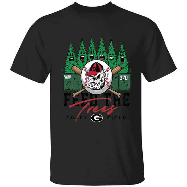 Georgia Giragia Baseball Foley Field Feed The Trees Shirt - Image 7