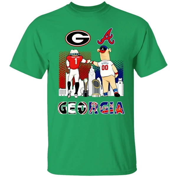 Georgia Hairy Dawg And Blooper Shirt