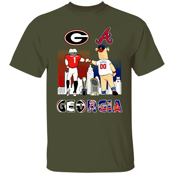 Georgia Hairy Dawg And Blooper Shirt - Image 3