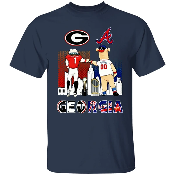 Georgia Hairy Dawg And Blooper Shirt - Image 4