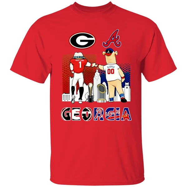Georgia Hairy Dawg And Blooper Shirt - Image 6