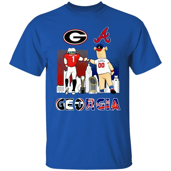Georgia Hairy Dawg And Blooper Shirt - Image 7