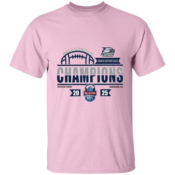 Georgia Southern Eagles Football Jlab Birmingham Bowl Champions 2025 Shirt - Image 2