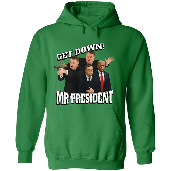 Get Down Mr President Trump Hoodie - Image 2
