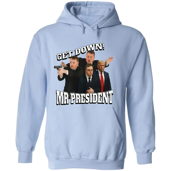 Get Down Mr President Trump Hoodie - Image 4