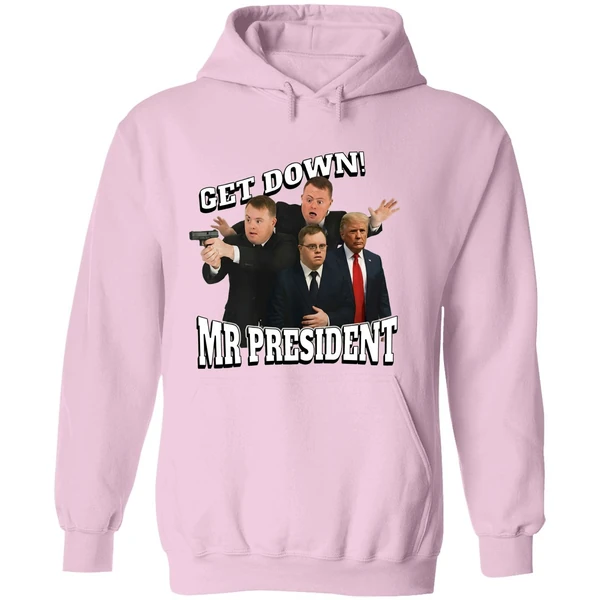Get Down Mr President Trump Hoodie - Image 5