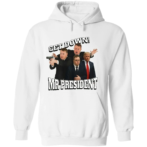 Get Down Mr President Trump Hoodie - Image 8