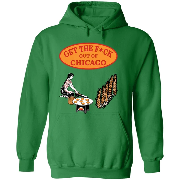 Get The Fck Out Of Chicago Dear Ice 2025 Hoodie - Image 2