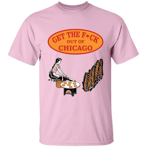 Get The Fck Out Of Chicago Dear Ice 2025 Shirt - Image 2