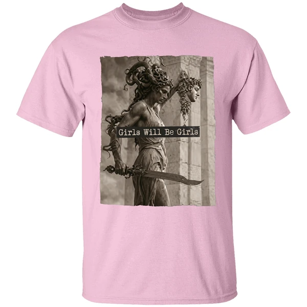 girls will be girls shirt lightpink
