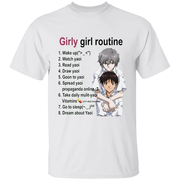 Girly Girl Routine Yaoi Shirt