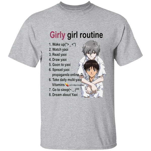 Girly Girl Routine Yaoi Shirt - Image 6