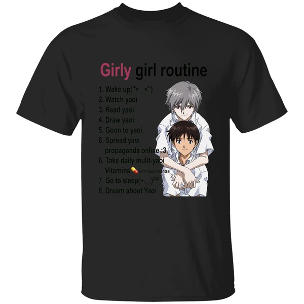 Girly Girl Routine Yaoi Shirt - Image 7