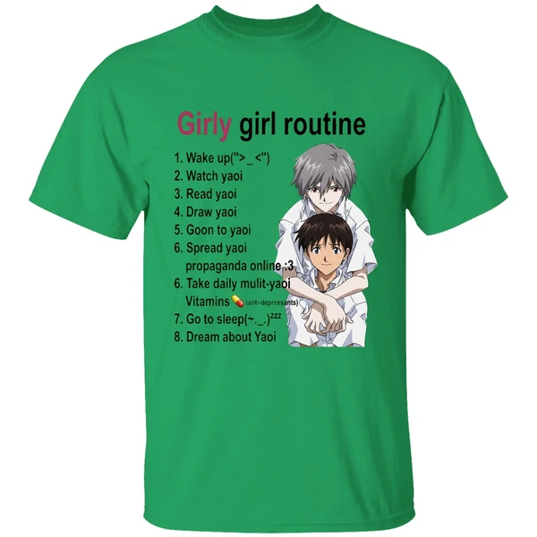 Girly Girl Routine Yaoi Shirt - Image 8