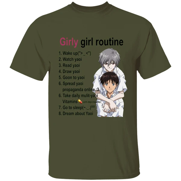 Girly Girl Routine Yaoi Shirt - Image 9
